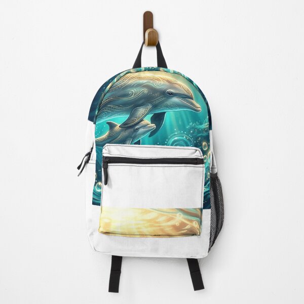 Item preview, Mother & Baby Dolphin — Divine Light Blessing, Tatau Ocean Art designed and sold by Hawaii26.
