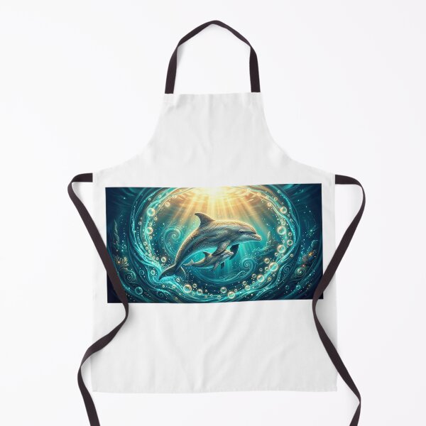 Item preview, Mother & Baby Dolphin — Divine Light Blessing, Tatau Ocean Art designed and sold by Hawaii26.