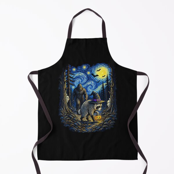 Item preview, Halloween Raccoon Jimothy Moonlit Pumpkin Van Gogh  designed and sold by leevekaArt.