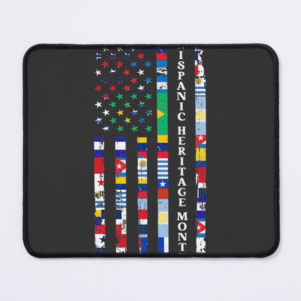Item preview, National Hispanic Heritage Month Usa Flag All Countries Tshirt | ⭐⭐⭐⭐⭐ designed and sold by Francobudy.