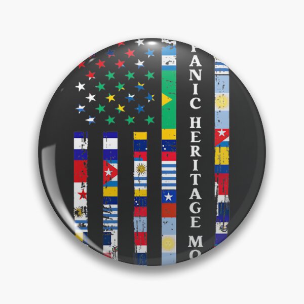 Item preview, National Hispanic Heritage Month Usa Flag All Countries Tshirt | ⭐⭐⭐⭐⭐ designed and sold by Francobudy.