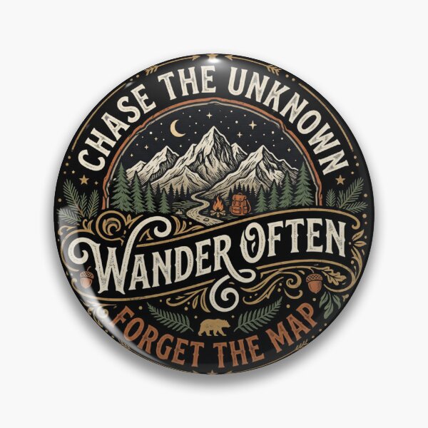 Item preview, Wander Often Forget The Map T-Shirt | Mountain Adventure Outdoors Nature Tee | Camping Hiking Explore Gift designed and sold by Sanatart.