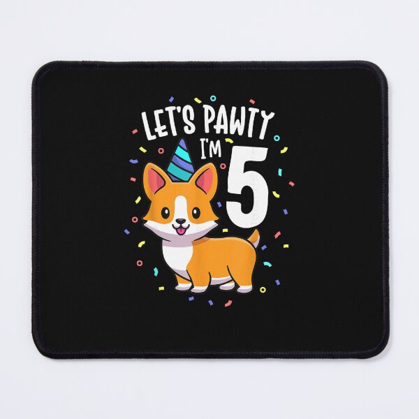 Item preview, 5 Years Old Corgi Dog Lover 5th Birthday Party Outfit Kid cute designed and sold by AnimeSH9.