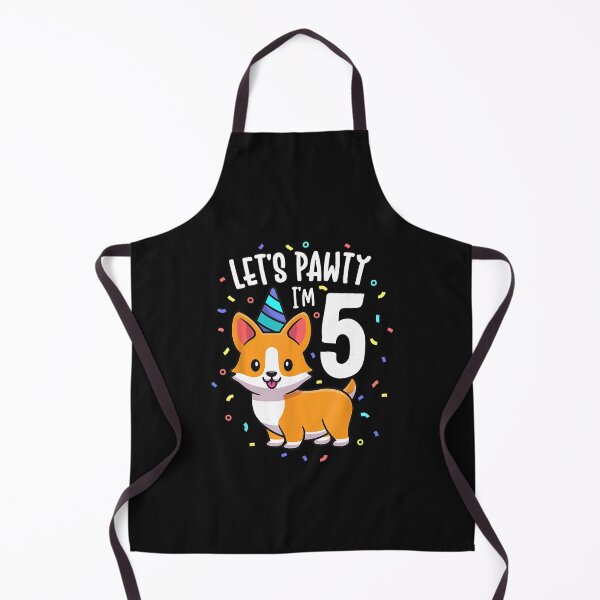 Item preview, 5 Years Old Corgi Dog Lover 5th Birthday Party Outfit Kid cute designed and sold by AnimeSH9.