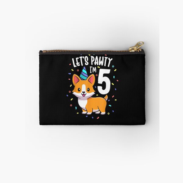 Item preview, 5 Years Old Corgi Dog Lover 5th Birthday Party Outfit Kid cute designed and sold by AnimeSH9.