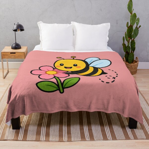Item preview, abeja flor divertida designed and sold by Spelunker88.