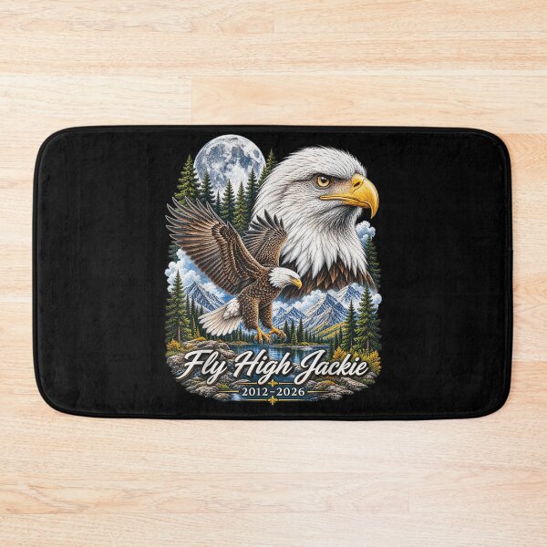 Item preview, Fly High Jackie, Jackie and Shadow Bald Eagle for Men Women designed and sold by leevekaArt.