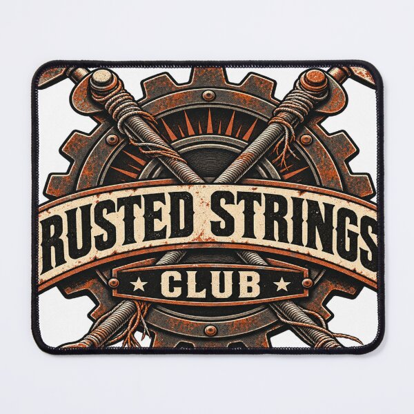 Item preview, Rusted Strings Club Crest designed and sold by S06PMarketing.