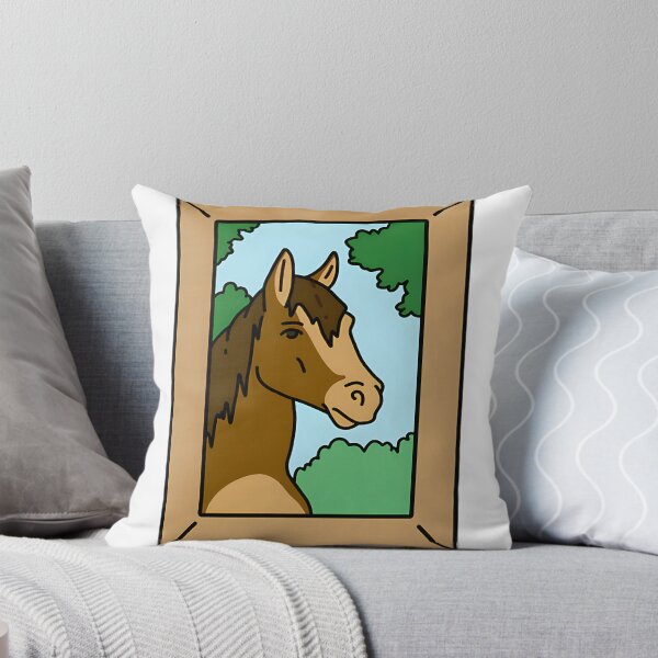 Item preview, Rick And Morty Horse Portrait – Whimsical Cartoon Equine Art Print | Perfect Gift For You And Friends designed and sold by Neehaow.