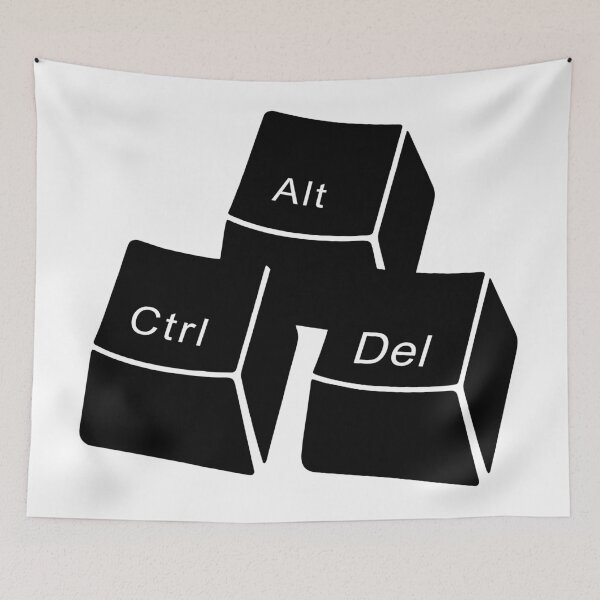 Item preview, Ctrl Alt Del Funny Computer Keyboard Geek Humor Design designed and sold by artworkathome.