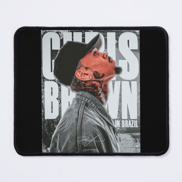 Item preview, Chris Brown Oversized Portrait Monochrome Graphic Design designed and sold by Sarah Bell.
