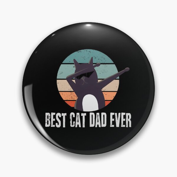 Item preview, Best Cat Dad Ever Retro Dabbing Cat designed and sold by SoyLamderma.