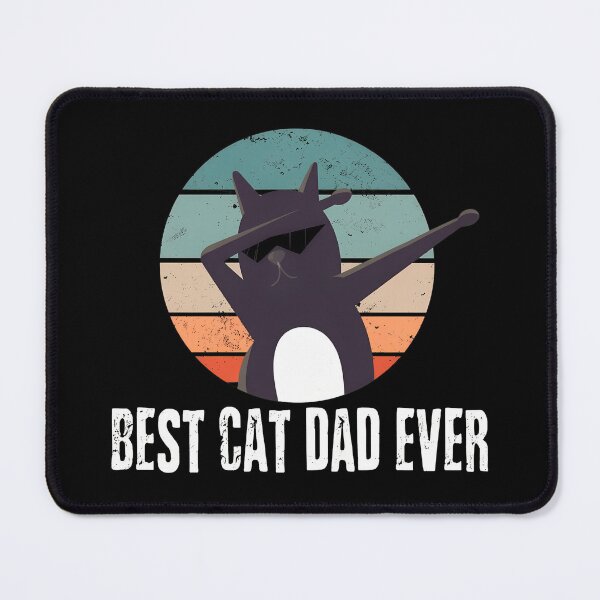Item preview, Best Cat Dad Ever Retro Dabbing Cat designed and sold by SoyLamderma.