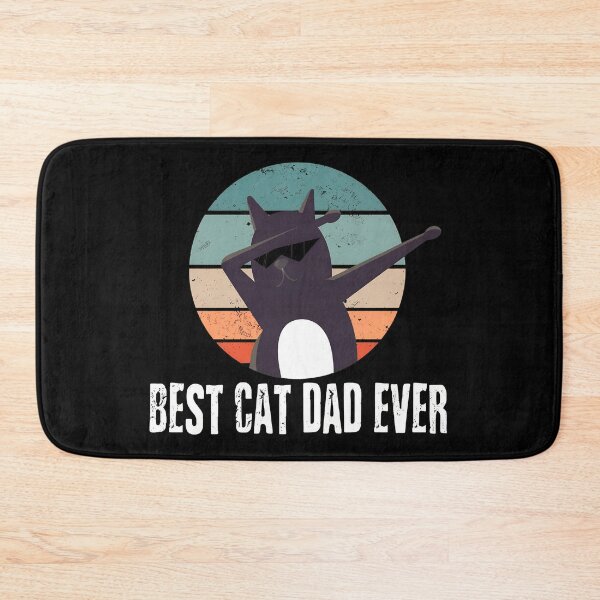 Item preview, Best Cat Dad Ever Retro Dabbing Cat designed and sold by SoyLamderma.