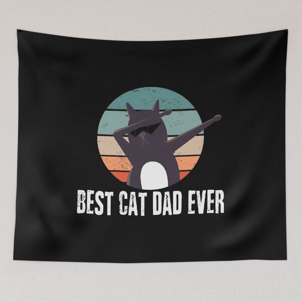 Item preview, Best Cat Dad Ever Retro Dabbing Cat designed and sold by SoyLamderma.