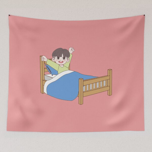 Item preview, Niño despierta feliz, arte divertido designed and sold by Spelunker88.