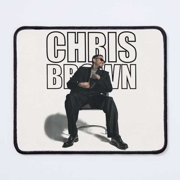 Item preview, Chris Brown Modern Outline Minimalist Graphic Design designed and sold by KoolesKanah.