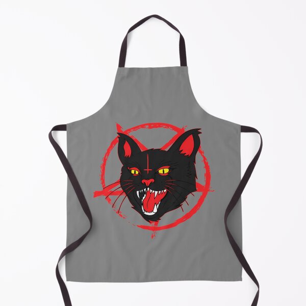 Item preview, Devil Cat Black Pentagram Satanic Hail Satan Occult  designed and sold by ShayneViki.