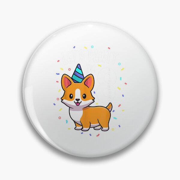 Item preview, 8 Years Old Corgi Dog Lover 8th Birthday Party Outfit Kid funny designed and sold by JapanAnimeS3.