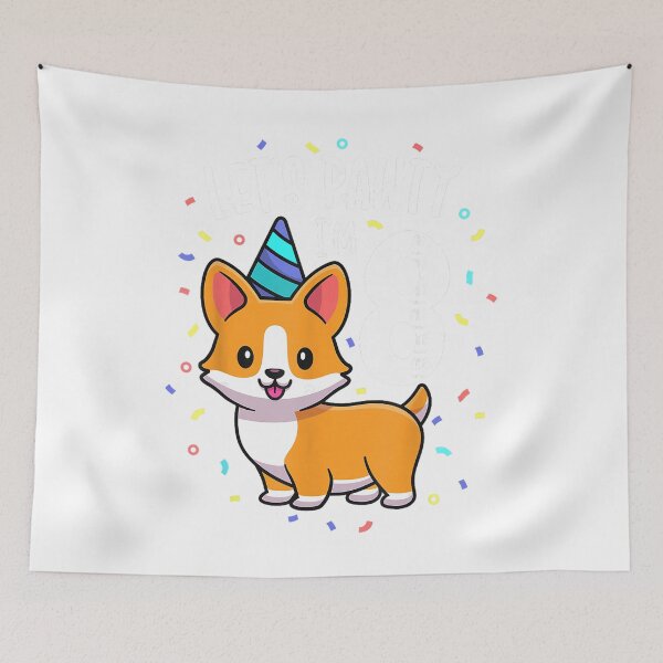 Item preview, 8 Years Old Corgi Dog Lover 8th Birthday Party Outfit Kid funny designed and sold by JapanAnimeS3.