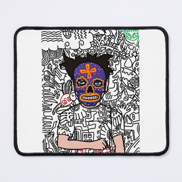 Item preview, Hashmasks Nft Inspired Digital Art - Abstract Crypto Mask Portrait | Limited Edition designed and sold by Haykingdrawings.