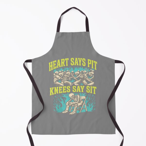 Item preview, Heart Says Pit Knees Say Sit Skeleton Funny designed and sold by ShayneViki.