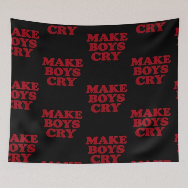 Item preview, Make Boys Cry Funny Sarcastic Quote Trendy Humor Design designed and sold by flowerpower999.