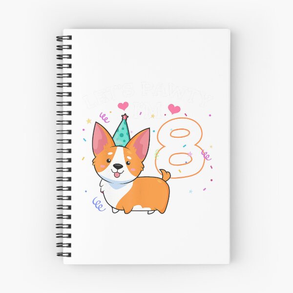 Item preview, 8th Birthday Corgi Dog Lover Pet 8 Years Old BDay Family retro designed and sold by RuthMenze.
