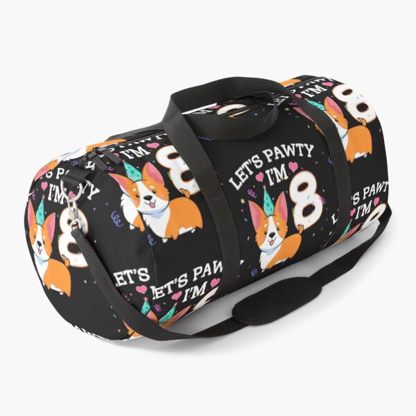 Item preview, 8th Birthday Corgi Dog Lover Pet 8 Years Old BDay Family retro designed and sold by RuthMenze.