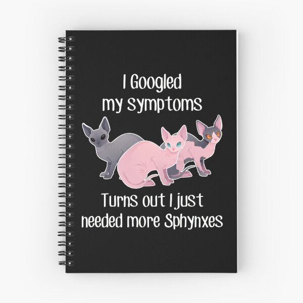 Item preview, Funny Sphynx Cat Symptoms Need More Cats designed and sold by SoyLamderma.