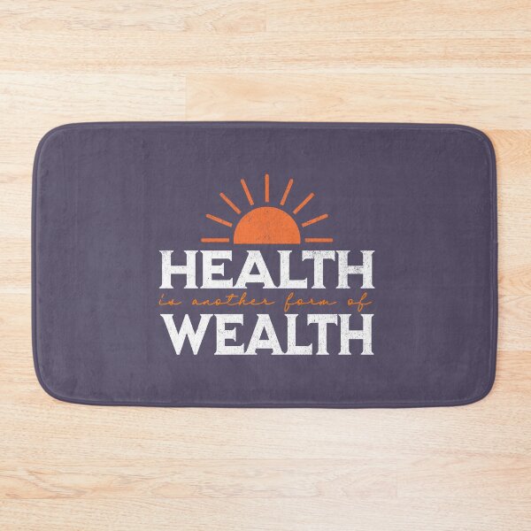 Item preview, Health Is Wealth Motivational Health-Concise Design designed and sold by AppearoStudio.