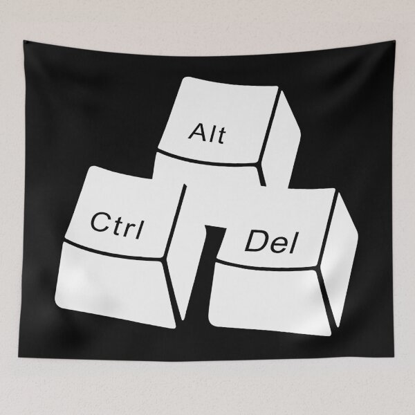 Item preview, Ctrl Alt Del Funny Computer Keyboard Geek Humor Design designed and sold by artworkathome.