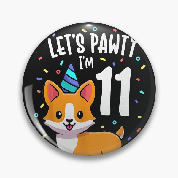 Item preview, 11 Years Old Corgi Dog Lover 11th Birthday Party Outfit Kid vintage designed and sold by AntoniusBachman.