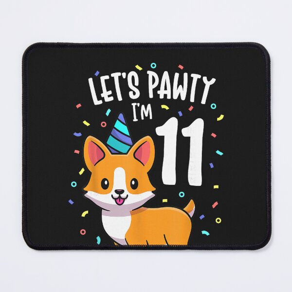 Item preview, 11 Years Old Corgi Dog Lover 11th Birthday Party Outfit Kid vintage designed and sold by AntoniusBachman.