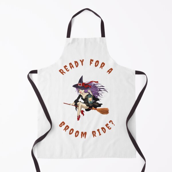 Item preview, Ready For A Broom Ride - Witchy Halloween Vibes | Limited Edition designed and sold by Haykingdrawings.