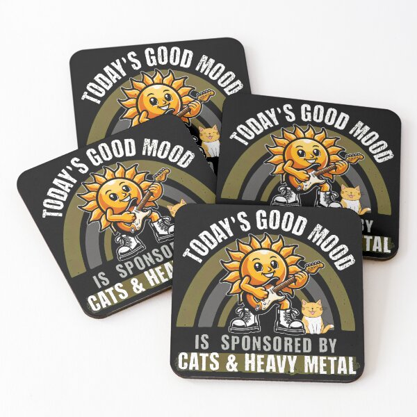 Item preview, Good Mood Sun Cat Guitar Music Design designed and sold by SoyLamderma.