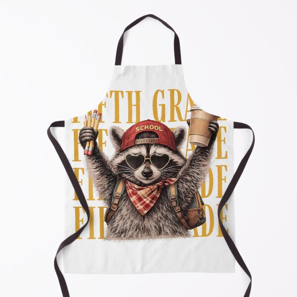 Item preview, Funny Fifth Grade Teacher Feral Raccoon Back to School T-Shirt designed and sold by Atros.