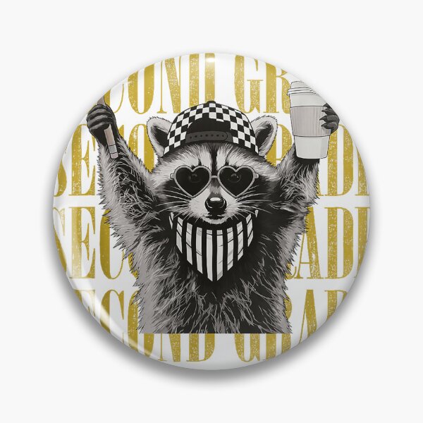 Item preview, Funny Second Grade Teacher Feral Raccoon Back to School T-Shirt designed and sold by all-shp.