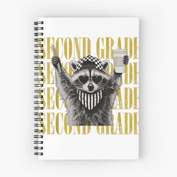 Item preview, Funny Second Grade Teacher Feral Raccoon Back to School T-Shirt designed and sold by all-shp.