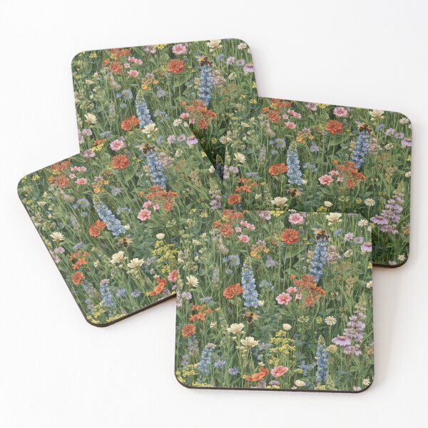 Artikelvorschau, Wildblumenmuster | Farbenfrohes botanisches Blumendesign entworfen und verkauft von All About DigiCraft by Fedelina.