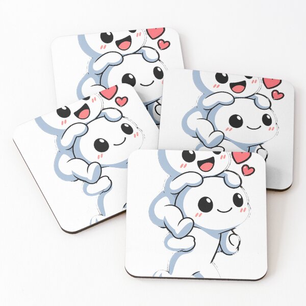 Item preview, Cute Ghost Buddy Piggyback Ride with Hearts designed and sold by Jaideep Walia.