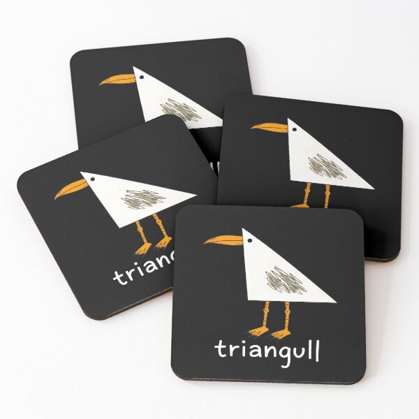 Item preview, Triangull Seagull Geometric Art Funny Bird Pun designed and sold by leocreatives.
