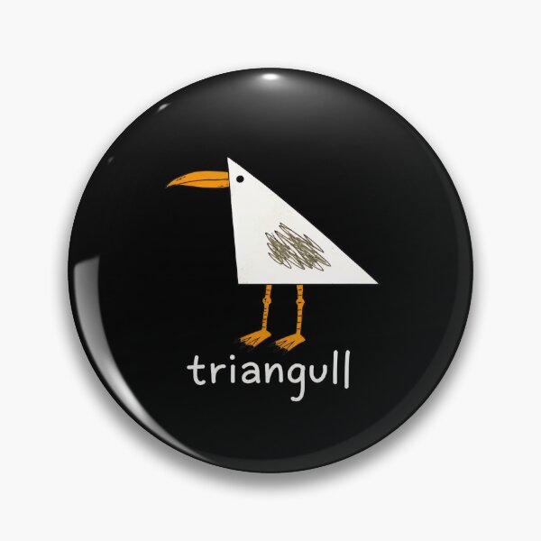 Item preview, Triangull Seagull Geometric Art Funny Bird Pun designed and sold by leocreatives.