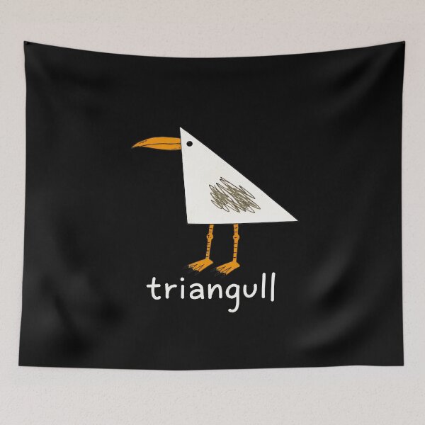 Item preview, Triangull Seagull Geometric Art Funny Bird Pun designed and sold by leocreatives.
