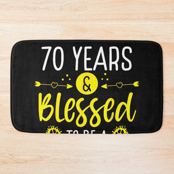 Item preview, 70 Year Old Dog Mother Blessed Pet Owner 70 Birthday retro designed and sold by CarlaKaise.