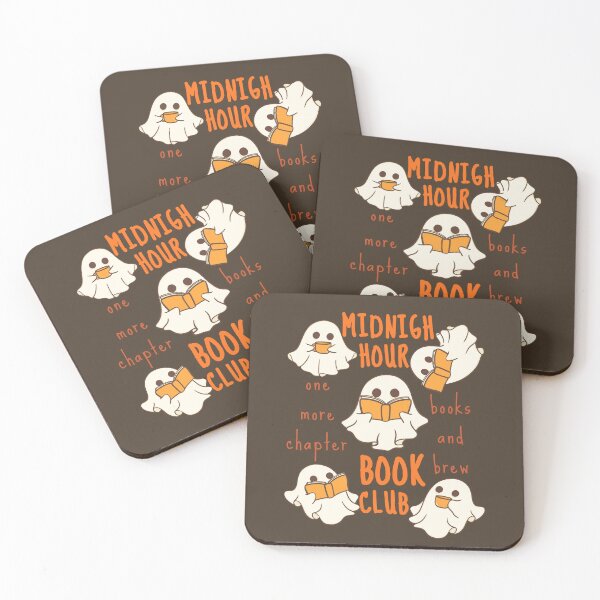 Item preview, Cute Ghost Reading, Midnight Hour Book Club, Love Coffee and Books, One More Chapter, Bookish designed and sold by Forevermore.