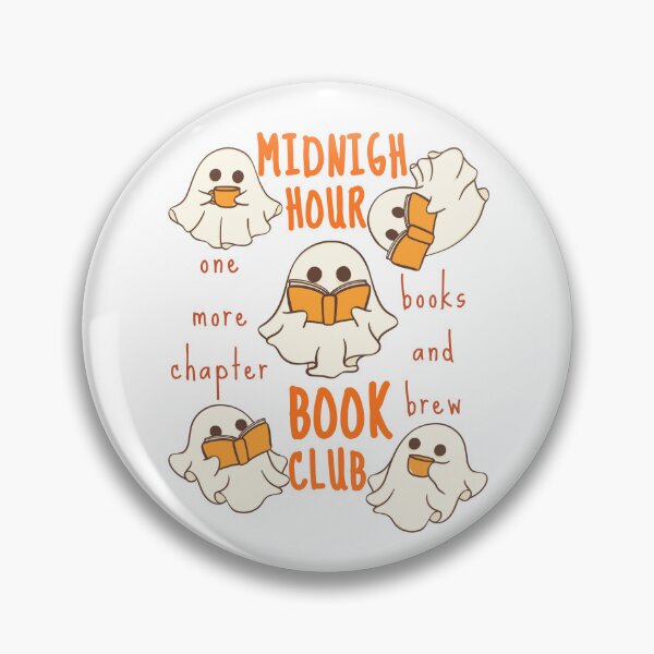 Item preview, Cute Ghost Reading, Midnight Hour Book Club, Love Coffee and Books, One More Chapter, Bookish designed and sold by Forevermore.