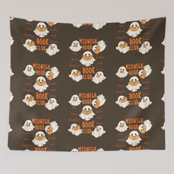 Item preview, Cute Ghost Reading, Midnight Hour Book Club, Love Coffee and Books, One More Chapter, Bookish designed and sold by Forevermore.