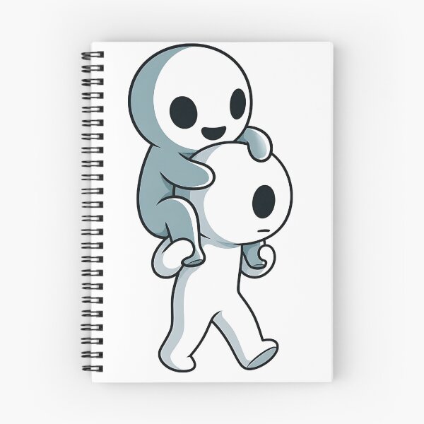 Item preview, Cute Ghost Buddy Piggyback Ride  designed and sold by Jaideep Walia.