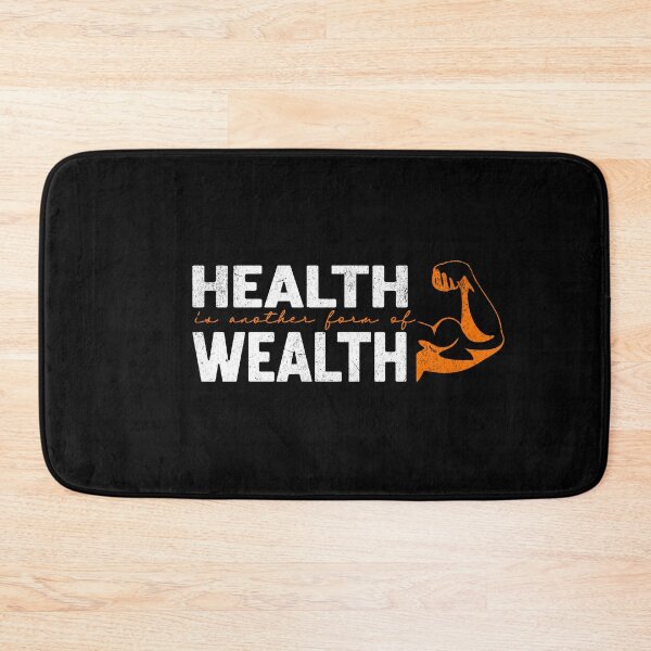 Item preview, Health Is Wealth Life Inspirational Health-Concise Design designed and sold by AppearoStudio.